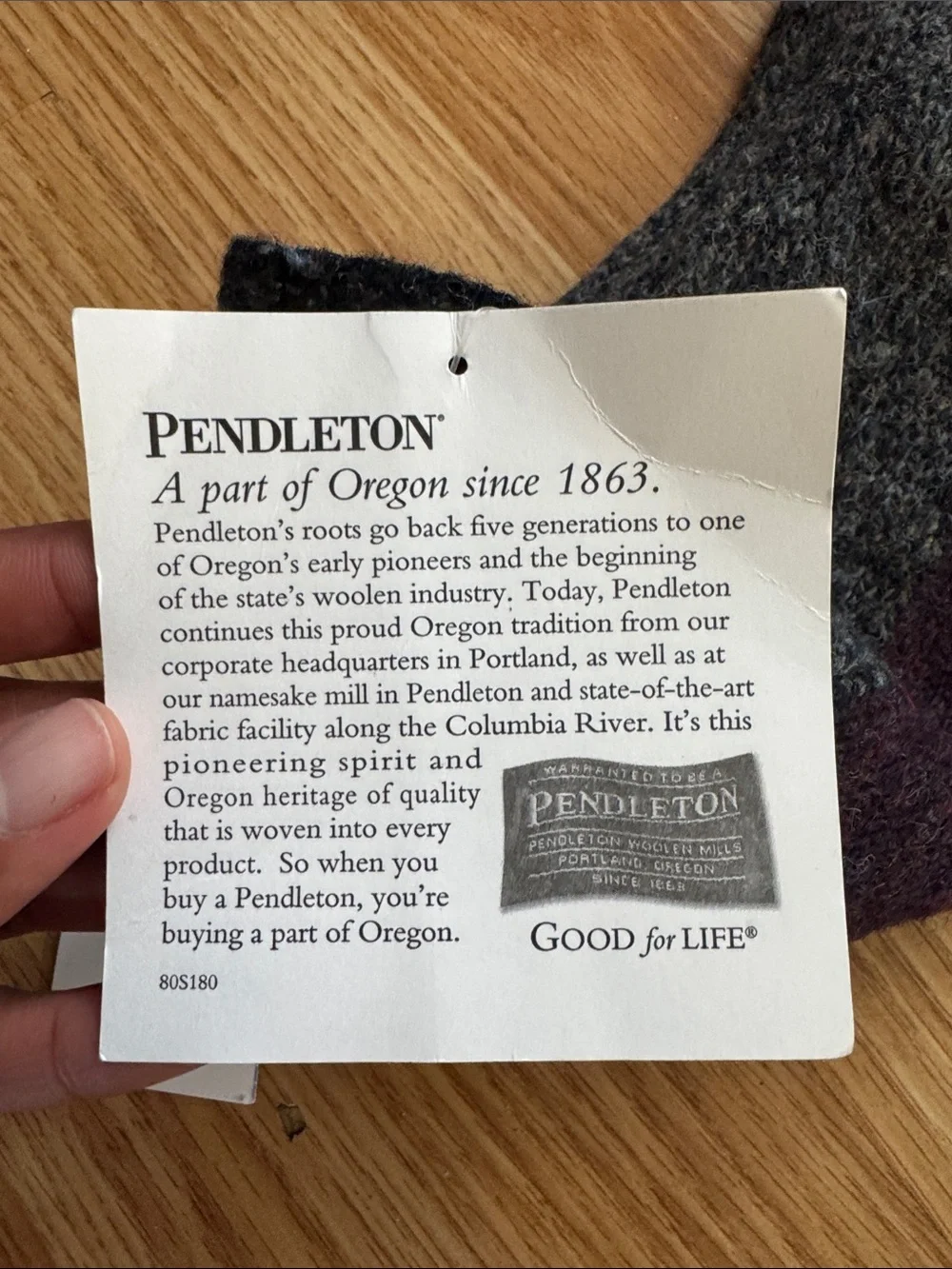 Pendleton 100% Shetland Wool Blend Scarf 🔅